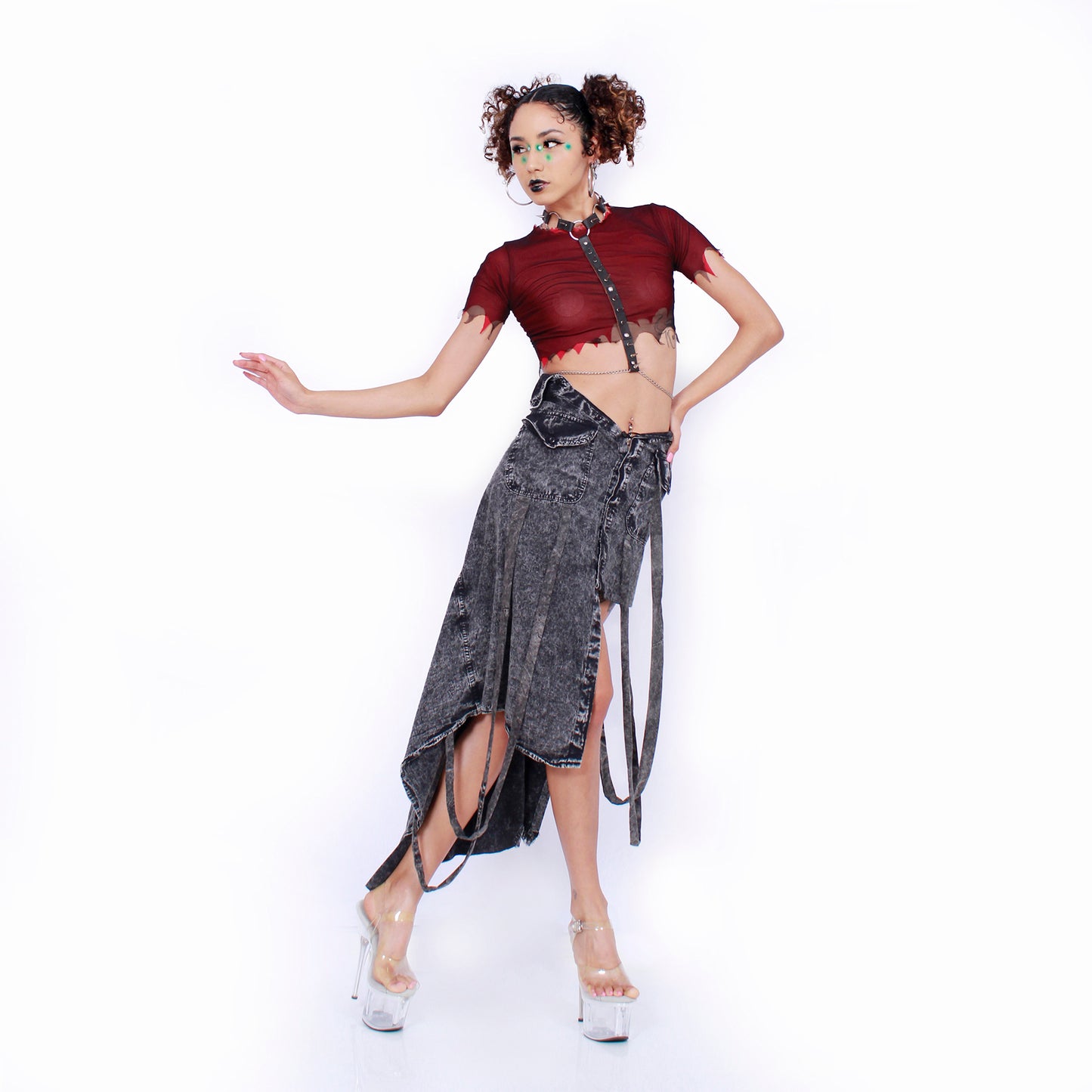 Strappy skirt