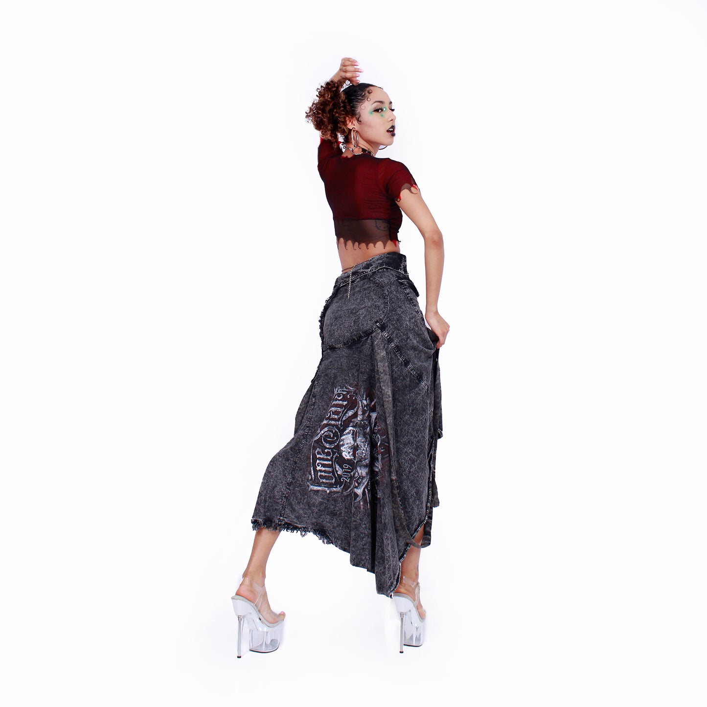 Strappy skirt