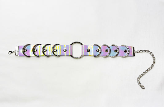 Choker de aros iridiscente 🦄✨