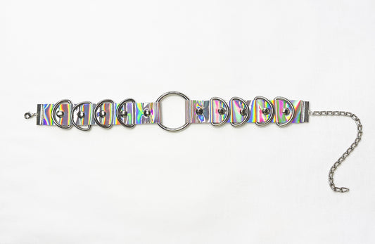 Holo choker de aros