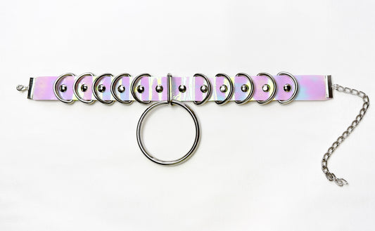 Choker big iridiscente 🦄