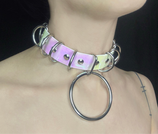Choker big iridiscente 🦄