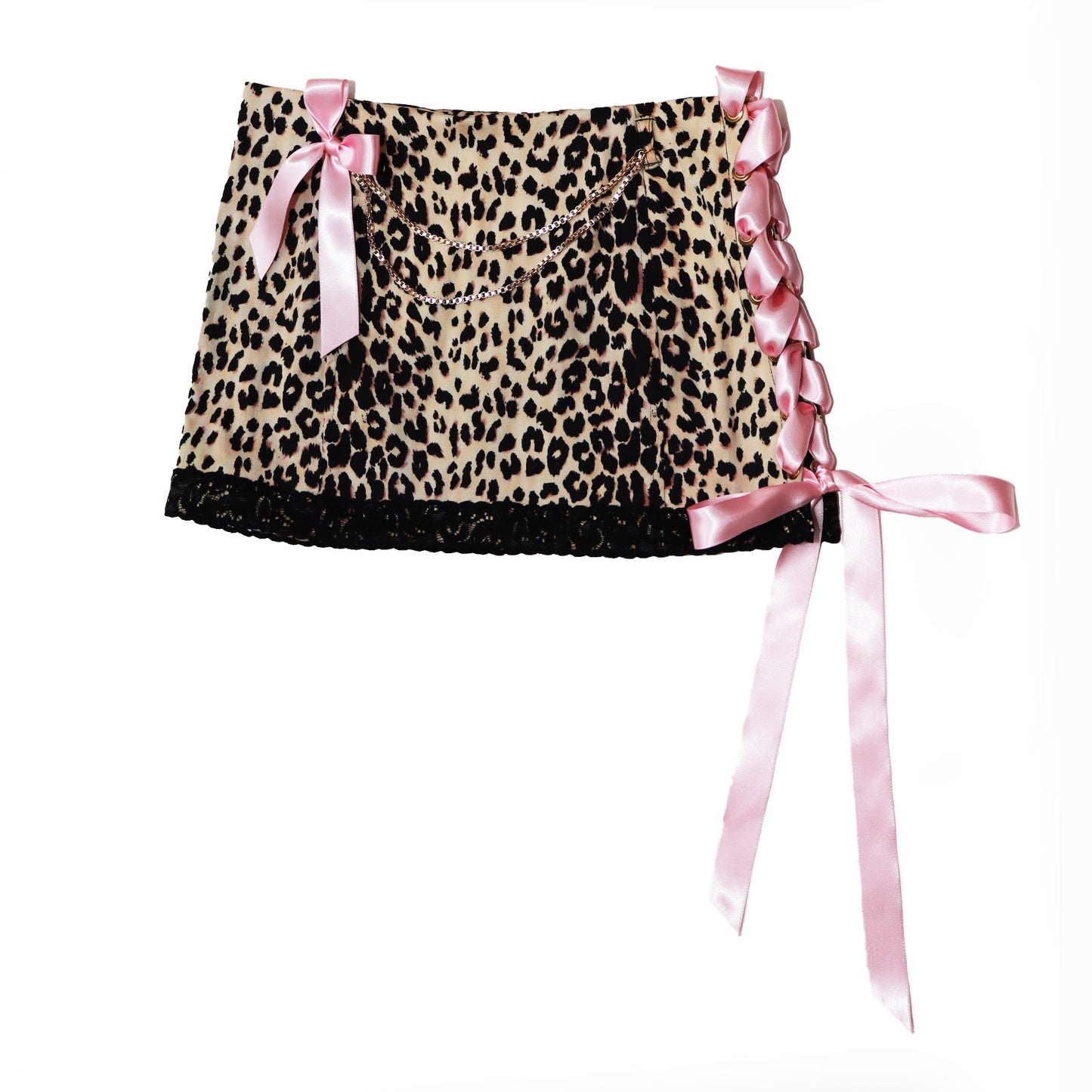 Minifalda leoparda coquette 🐆🎀