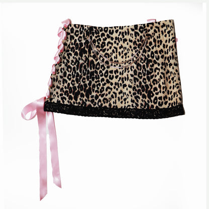 Minifalda leoparda coquette 🐆🎀