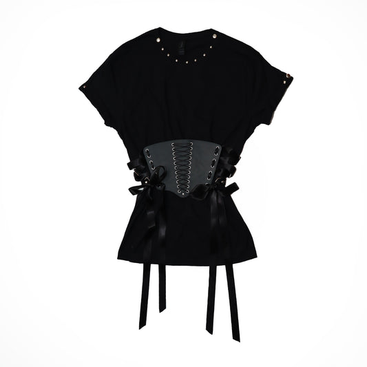 Vestido t-shirt corsetero