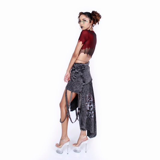 Strappy skirt