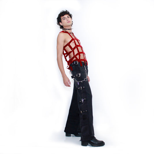 Pantalón de cintos