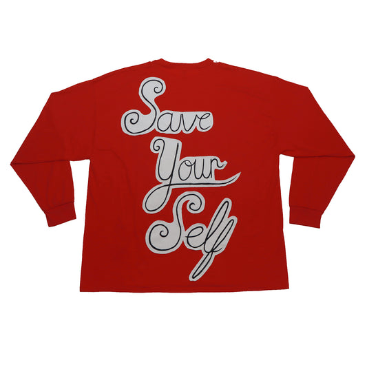 Save Your Self ugly sweater navideño