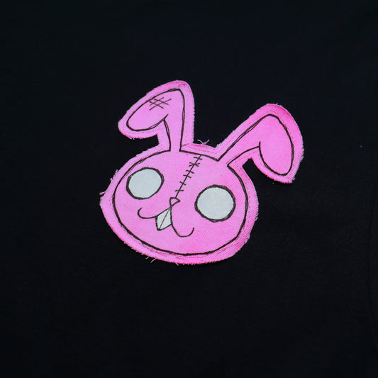 Pink bunny emo sleeve shirt