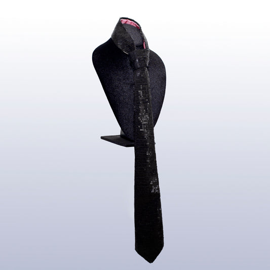 Corbata lentejuela